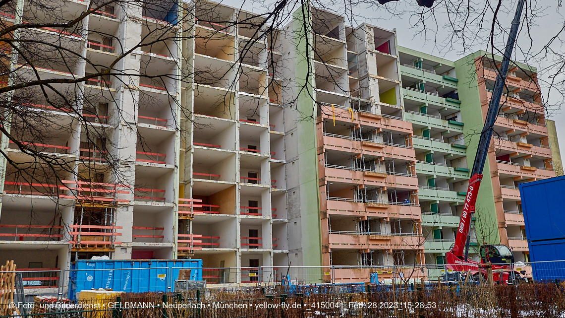 28.02.2023 - Sanierung in der Kurt-Eisner Straße Neuperlach